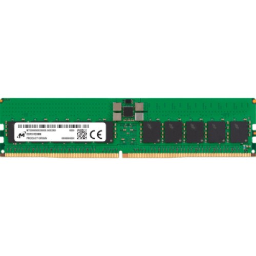 Модуль памяти для сервера Micron DDR5 RDIMM 32GB 2Rx8 5600 CL46 (16Gbit) (Single Pack) (MTC20F2085S1RC56BR)