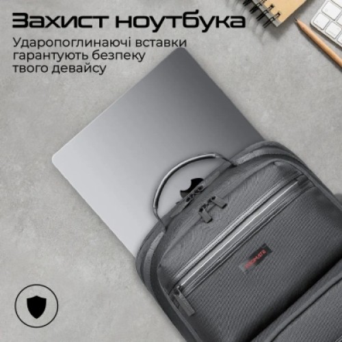 Рюкзак для ноутбука Promate 15.6" ElitePack-Pro Black (elitepack-pro)