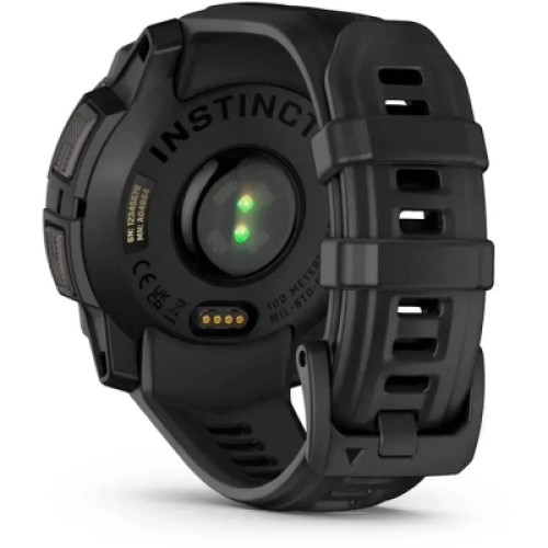 Смарт-часы Garmin Instinct 3, 45mm, AMOLED, Black Bezel with Black Band, GPS смарт-годинник (010-02936-00)