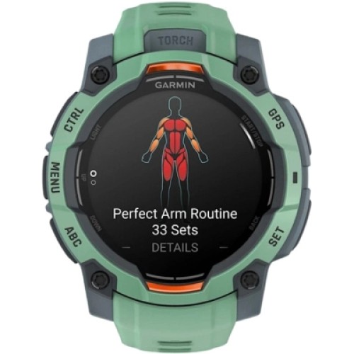 Смарт-часы Garmin Instinct 3, 45mm, AMOLED, Neo Tropic Bezel w/Neo Tropic Bnd, GPS смарт-годинник (010-02936-01)