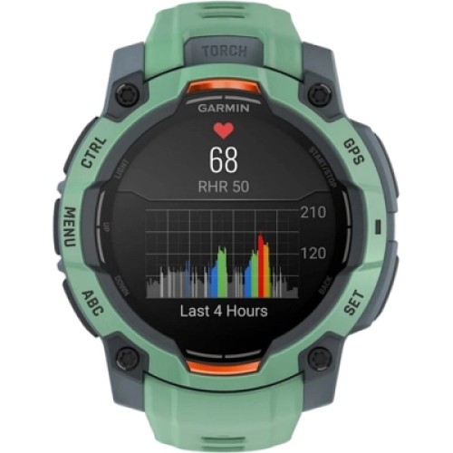 Смарт-часы Garmin Instinct 3, 45mm, AMOLED, Neo Tropic Bezel w/Neo Tropic Bnd, GPS смарт-годинник (010-02936-01)