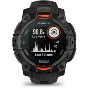 Смарт-годинник Garmin Instinct 3, 45mm, Solar, Black Bezel with Black Band, GPS смарт-годинник (010-02934-00)