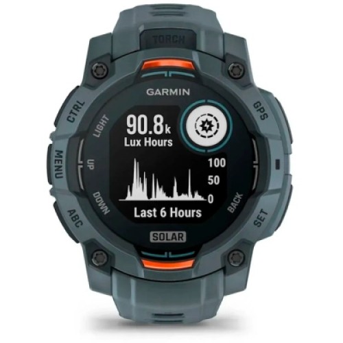 Смарт-часы Garmin Instinct 3, 45mm, Solar, Twilight Bezel w/Twilight Band, GPS смарт-годинник (010-02934-01)