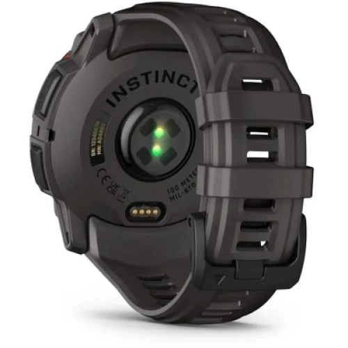 Смарт-часы Garmin Instinct 3, 50mm, Solar, Black Bezel with Charcoal Band, GPS смарт-годинник (010-02935-00)