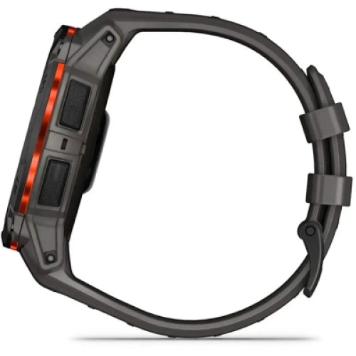 Смарт-часы Garmin Instinct 3, 50mm, Solar, Black Bezel with Charcoal Band, GPS смарт-годинник (010-02935-00)
