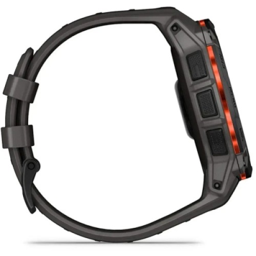 Смарт-часы Garmin Instinct 3, 50mm, Solar, Black Bezel with Charcoal Band, GPS смарт-годинник (010-02935-00)