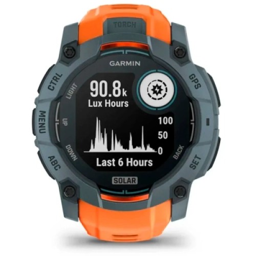 Смарт-часы Garmin Instinct 3, 50mm, Solar, Twilight Bezel w/Solstice Band, GPS смарт-годинник (010-02935-01)