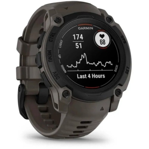 Смарт-часы Garmin Instinct E, 40 mm, Black Bezel with Charcoal Band, GPS смарт-годинник (010-02932-00)