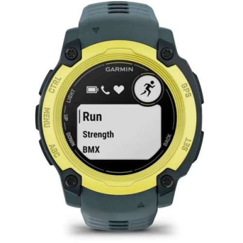 Смарт-часы Garmin Instinct E, 40 mm, Electric Lime Bezel w/ Twilight Band, GPS смарт-годинник (010-02932-01)