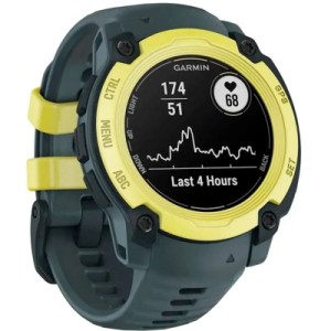 Смарт-годинник Garmin Instinct E, 40 mm, Electric Lime Bezel w/ Twilight Band, GPS смарт-годинник (010-02932-01)