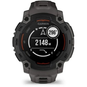 Смарт-часы Garmin Instinct E, 45 mm, Black Bezel with Charcoal Band, GPS смарт-годинник (010-02933-00)