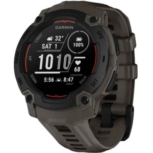 Смарт-часы Garmin Instinct E, 45 mm, Black Bezel with Charcoal Band, GPS смарт-годинник (010-02933-00)