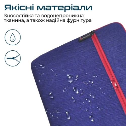 Чехол для ноутбука Promate 11" Portfolio-S Blue (portfolio-s.blue)