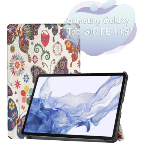Чехол для планшета BeCover Smart Case Samsung Galaxy Tab S10 FE (SM-X520/SM-X526) 10.9" Butterfly (713283)