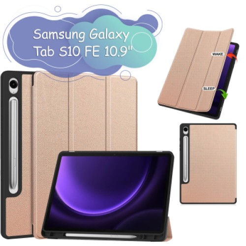Чехол для планшета BeCover Flexible TPU Mate Samsung Galaxy Tab S10 FE (SM-X520/SM-X526) 10.9" Rose Gold (713268)