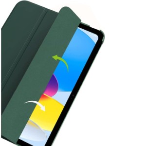 Чохол до планшета BeCover Tri Fold Hard Apple iPad 10.9" (2022/2024)/iPad (А16) 2025 11" Dark Green (713319)