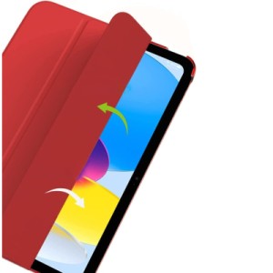 Чохол до планшета BeCover Tri Fold Hard Apple iPad 10.9" (2022/2024)/iPad (А16) 2025 11" Red (713320)