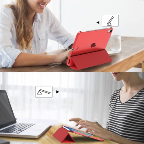Чехол для планшета BeCover Tri Fold Hard Apple iPad 10.9" (2022/2024)/iPad (А16) 2025 11" Red (713320)