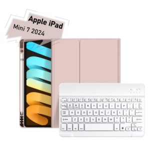 Чехол для планшета BeCover with keyboard Apple iPad Mini 7 2024 Pink (712996)