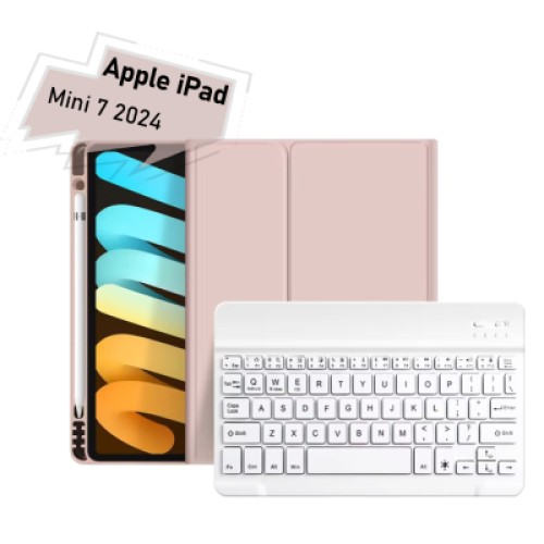 Чехол для планшета BeCover with keyboard Apple iPad Mini 7 2024 Pink (712996)