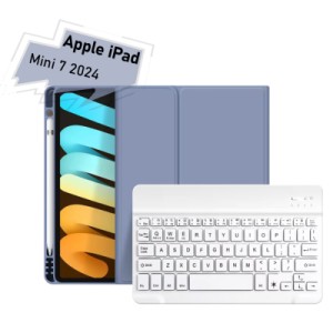 Чехол для планшета BeCover with keyboard Apple iPad Mini 7 2024 Purple (712997)