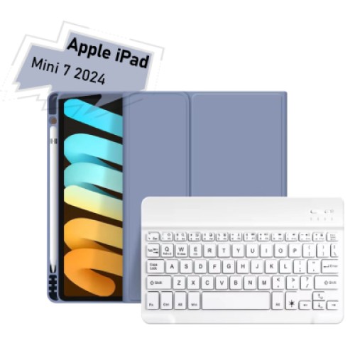 Чехол для планшета BeCover with keyboard Apple iPad Mini 7 2024 Purple (712997)