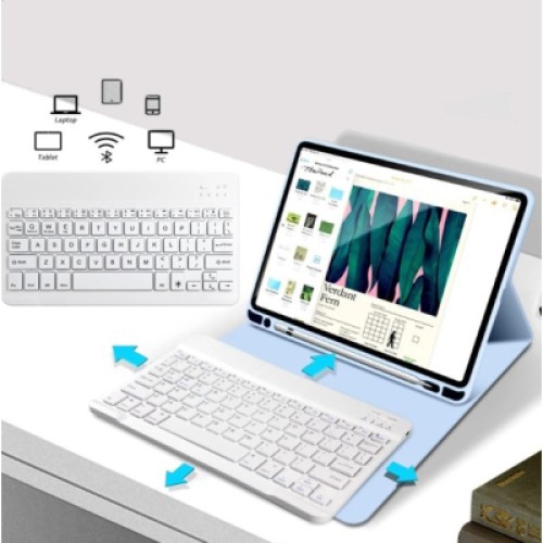 Чехол для планшета BeCover with keyboard Apple iPad Pro 13" M4 2024 Light Blue (713005)