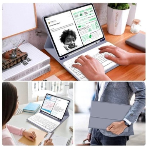 Чехол для планшета BeCover with keyboard Apple iPad Pro 13" M4 2024 Purple (713007)