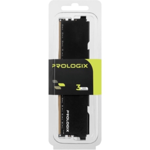 Модуль памяти для компьютера DDR4 16GB 3200 MHz Black Prologix (PRO16GB3200B4)