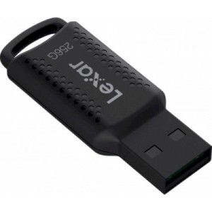 USB флеш накопичувач Lexar 256GB JumpDrive V400 Black USB 3.0 (LJDV400256G-BNBNG)