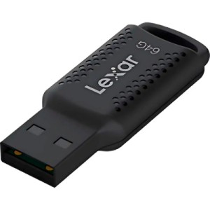 USB флеш накопичувач Lexar 64GB JumpDrive V400 Black USB 3.0 (LJDV400064G-BNBNG)