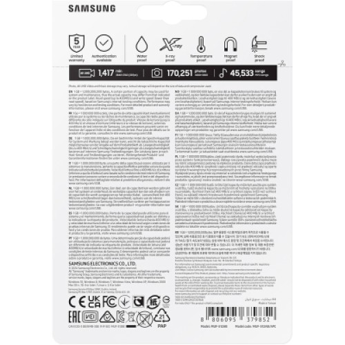 USB флеш накопитель Samsung 512GB Fit Plus USB 3.2 (MUF-512AB/APC)