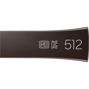 USB флеш накопичувач Samsung 512GB Bar Plus Titanium Gray USB 3.2 (MUF-512BE4/APC)