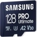 Карта памяти Samsung 128GB microSDXC class 10 UHS-I U3 V30 A2 Pro Ultimate (MB-MY128SA/WW)