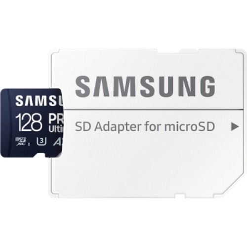 Карта памяти Samsung 128GB microSDXC class 10 UHS-I U3 V30 A2 Pro Ultimate (MB-MY128SA/WW)
