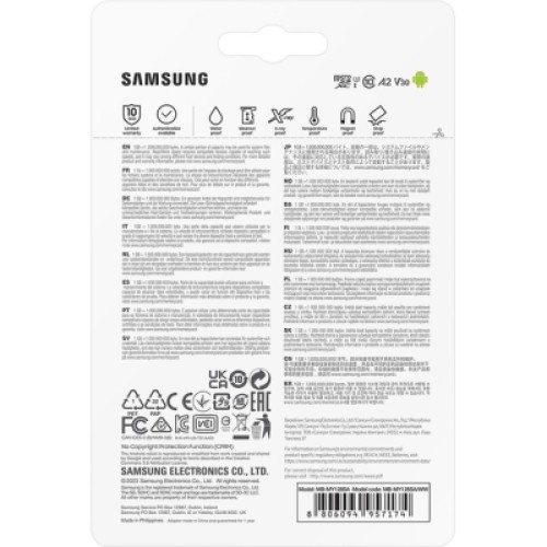 Карта памяти Samsung 128GB microSDXC class 10 UHS-I U3 V30 A2 Pro Ultimate (MB-MY128SA/WW)