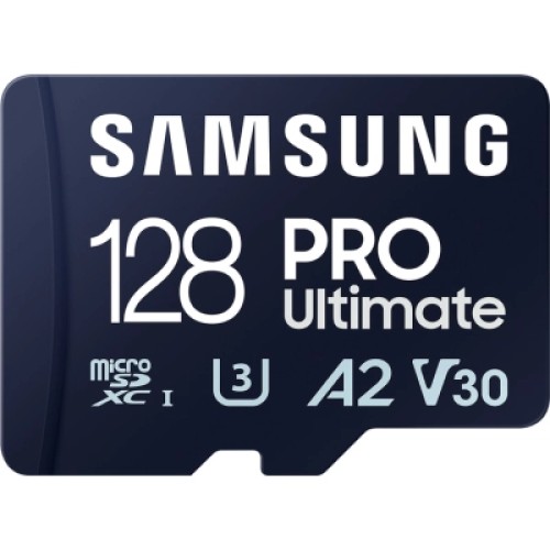 Карта памяти Samsung 128GB microSDXC class 10 UHS-I U3 V30 A2 Pro Ultimate (MB-MY128SA/WW)
