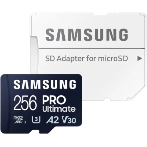 Карта памяти Samsung 256GB microSDXC class 10 UHS-I U3 V30 A2 Pro Ultimate (MB-MY256SA/WW)