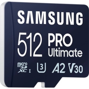 Карта пам'яті Samsung 512GB microSDXC class 10 UHS-I U3 V30 A2 Pro Ultimate (MB-MY512SA/WW)