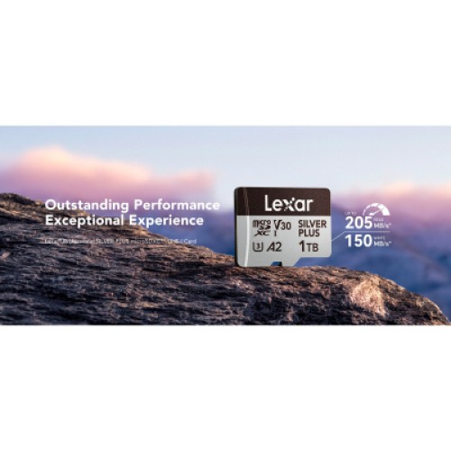 Карта памяти Lexar 64GB microSDXC class 10 UHS-I U3 V30 A2 Professional Silver (LMSSIPL064G-BNANG)