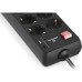 Сетевой удлинитель REAL-EL RS-PROTECT 805 5m, black (EL122300043)