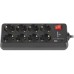 Сетевой удлинитель REAL-EL RS-PROTECT 805 5m, black (EL122300043)