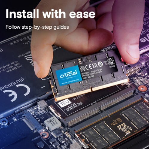 Модуль памяти для ноутбука SoDIMM DDR5 32GB (2x16GB) 4800 MHz Micron (CT2K16G48C40S5)