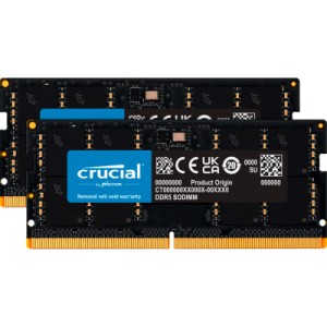 Модуль пам'яті для ноутбука SoDIMM DDR5 64GB (2x32GB) 4800 MHz Micron (CT2K32G48C40S5)
