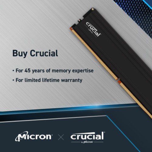 Модуль памяти для компьютера DDR5 32GB (2x16GB) 6000 MHz Micron (CP2K16G60C48U5)