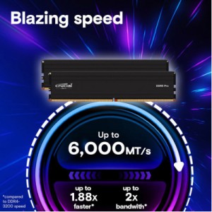 Модуль памяти для компьютера DDR5 64GB 5600 MHz Micron (CP64G56C46U5)