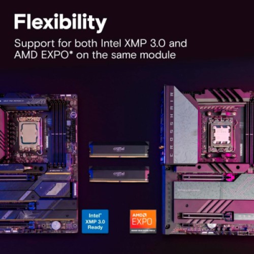 Модуль памяти для компьютера DDR5 32GB 6400 MHz Pro OC Micron (CP2K16G64C38U5B)