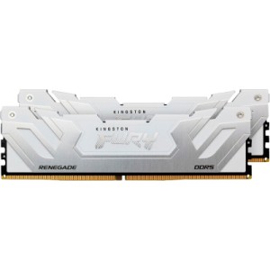 Модуль памяти для компьютера DDR5 48GB (2x24GB) 8400 MHz Renegade White XMP Kingston Fury (ex.HyperX) (KF584CU40RWK2-48)