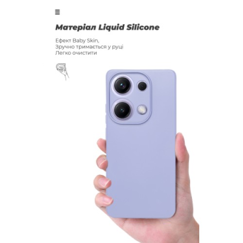Чехол для мобильного телефона Armorstandart ICON Xiaomi Redmi Note 14S 4G Camera cover Lavender (ARM82011)