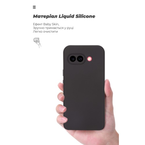 Чехол для мобильного телефона Armorstandart ICON Google Pixel 9a Camera cover Black (ARM83646)